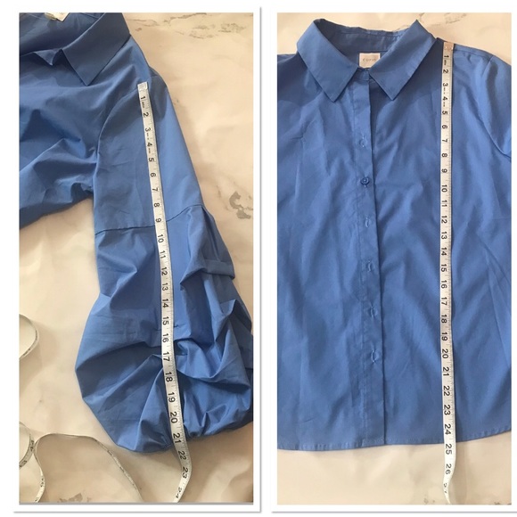 Lantern sleeve elegant top (NWT) - Picture 3 of 11